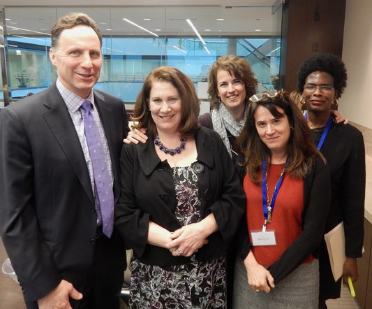 Group Picture with Denice Wolf Markham, Executive Director of Life Span.